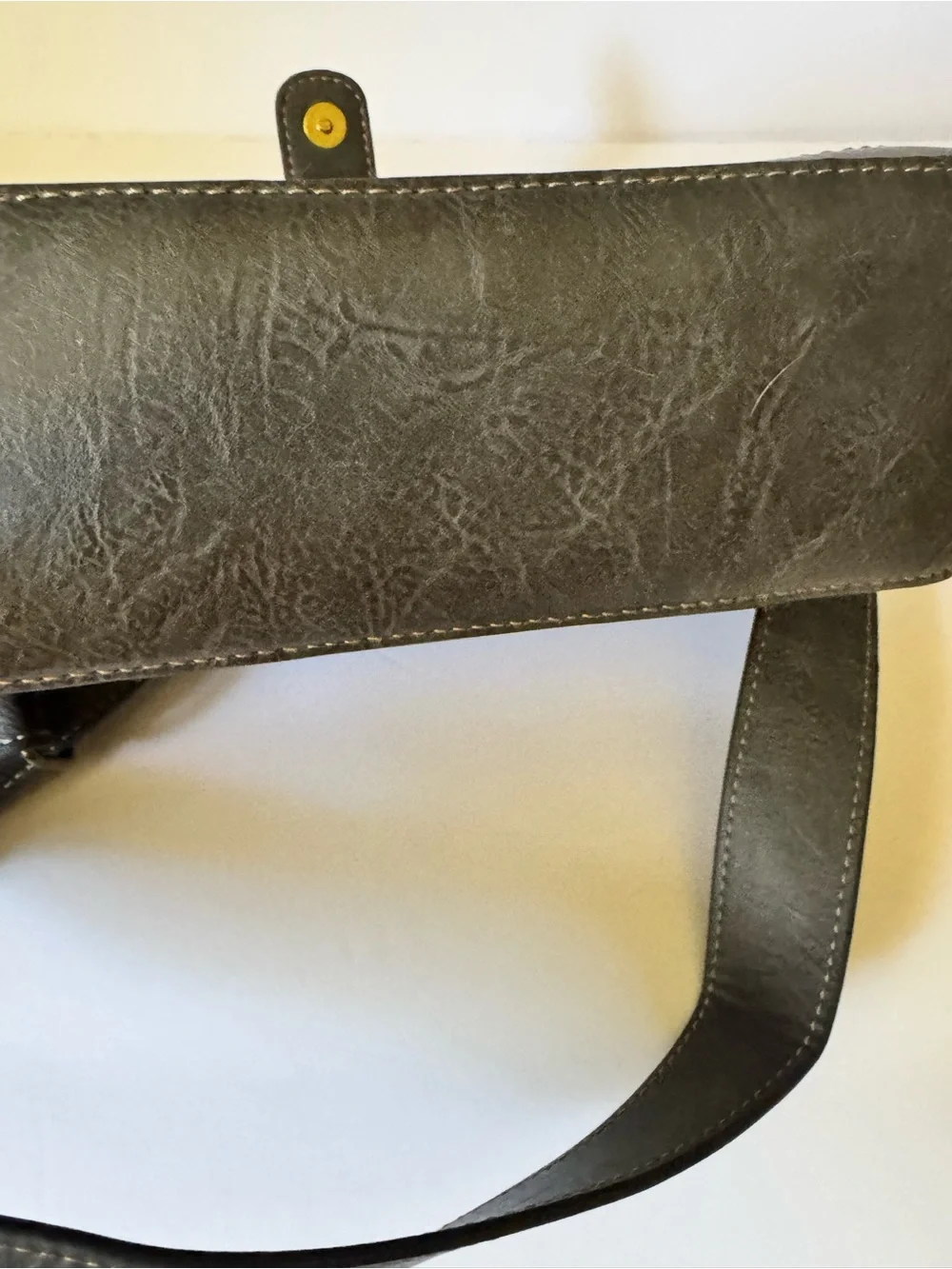 B.O.C. (Born Concept) Floral Embossed Crescent Shaped Shoulder Or Crossbody Bag